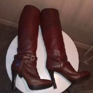 Ralph Lauren Collection, Women's Riding Leather, knee high 7.5 Boots